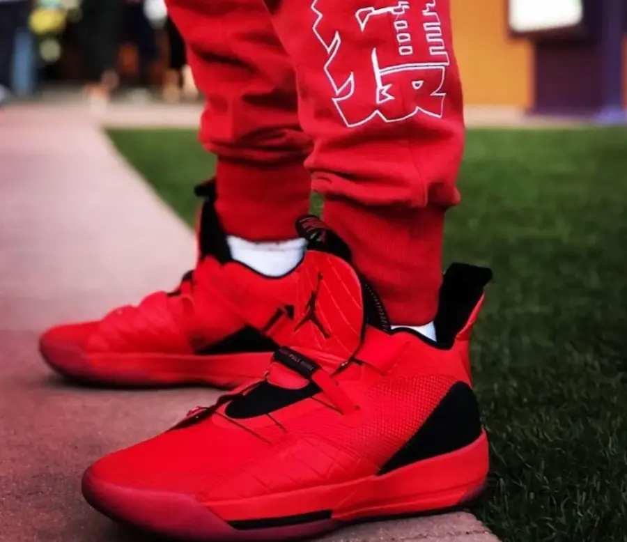 Giày Nike Air Jordan 33 PF 'Full Red' BV5072-600 - Ảnh 4