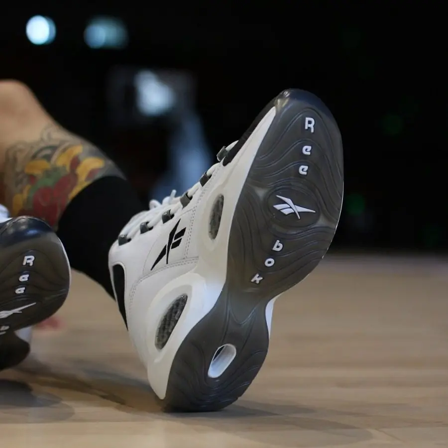 Giày Reebok Question Mid Why Not Us 'Black White' GX5260 - Ảnh 4