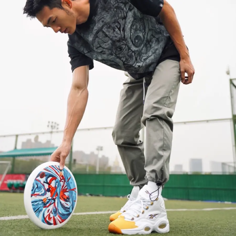 Giày Reebok Question Mid 'Yellow Toe' FX4278 - Ảnh 6