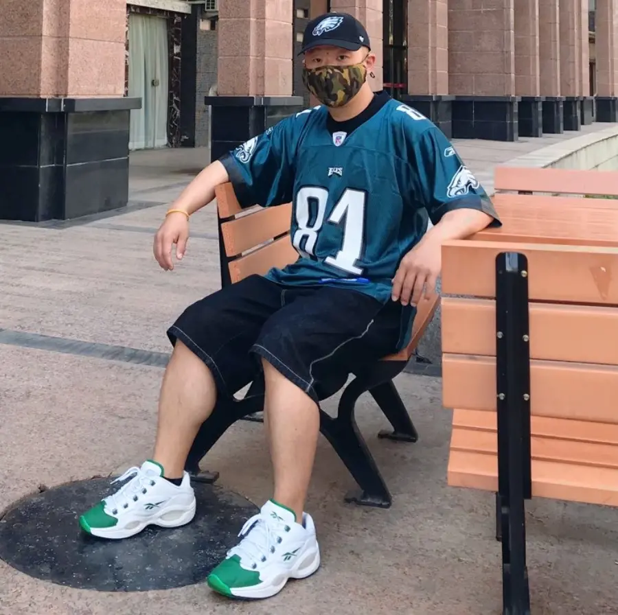 Giày Reebok Question Low 'Green Toe' GZ0367 - Ảnh 4