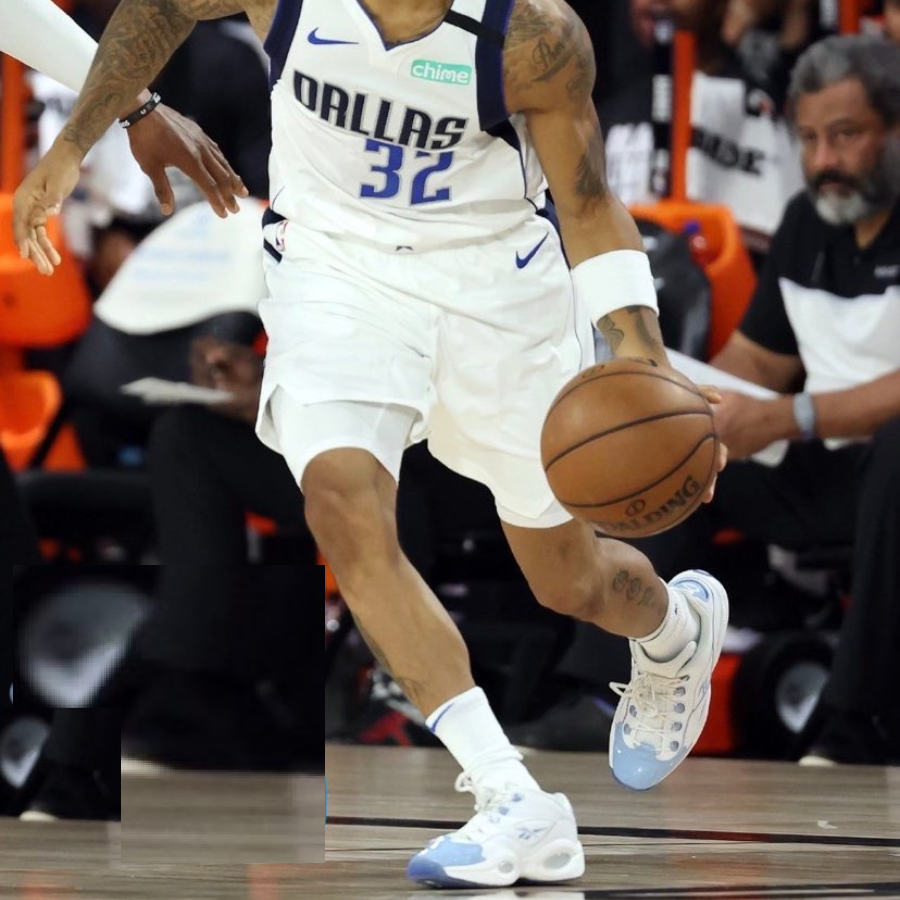 Giày Reebok Question Patent Low 'Fluid Blue' FX5000 - Ảnh 3