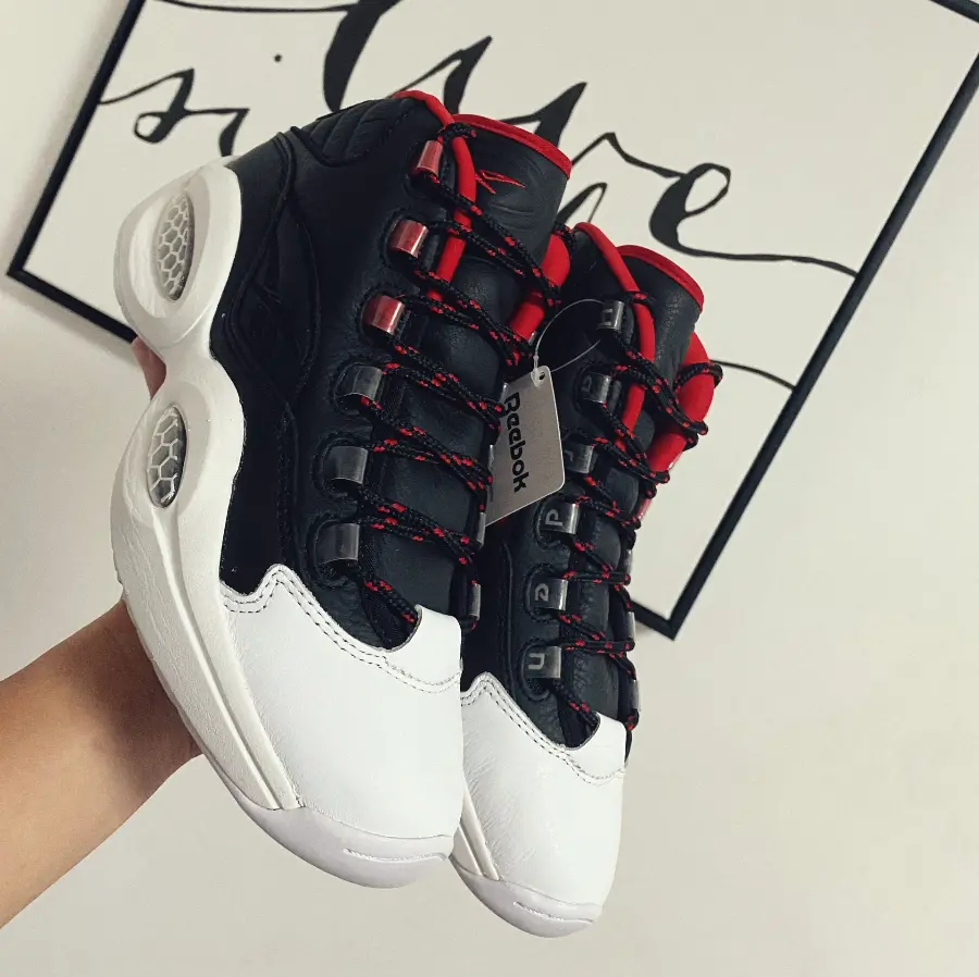 Giày Reebok James Harden x Question Mid OG Meets OG 'Black' FZ1365 - Ảnh 4