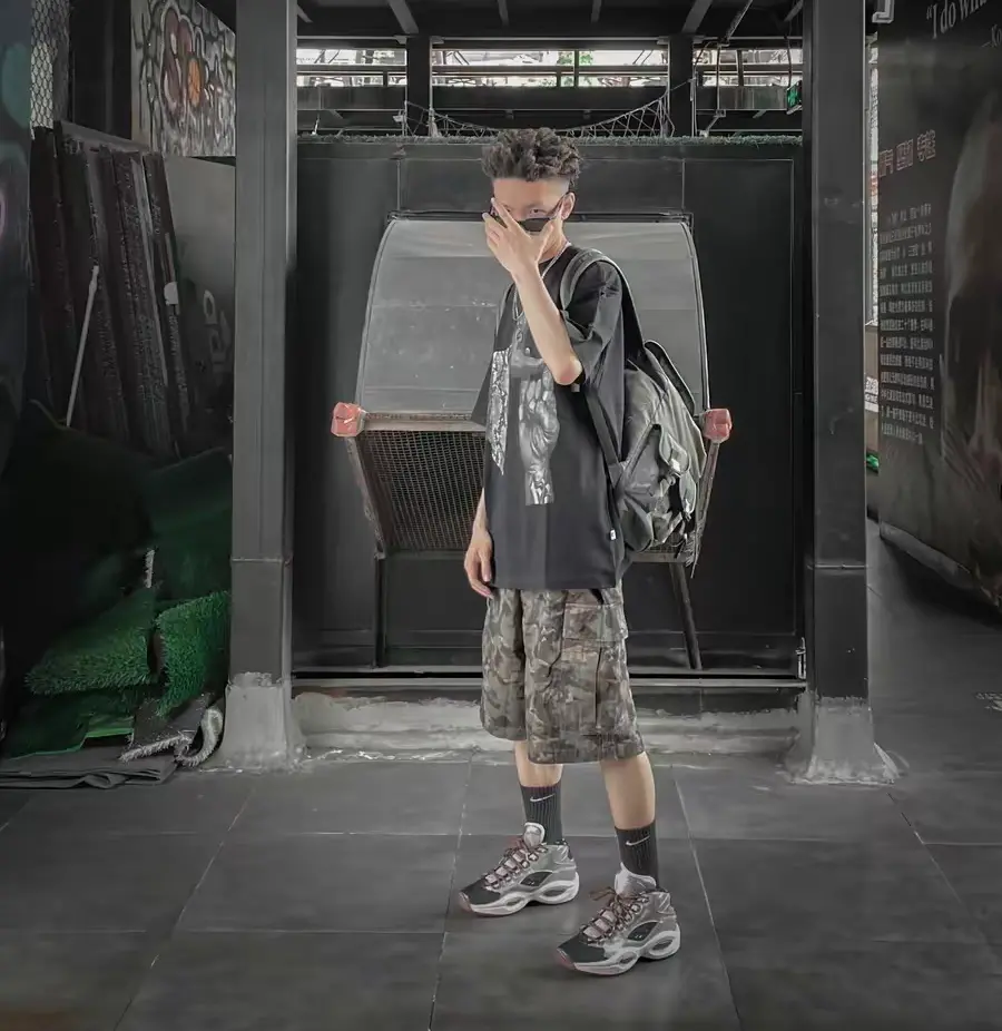 Giày Reebok Question Mid Iverson x Harden 'Silver' FZ1366 - Ảnh 6