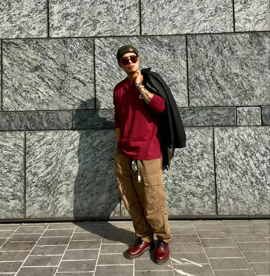 Giày Dr Martens 1461 59 'Cherry Red' 10085600 - Ảnh 9