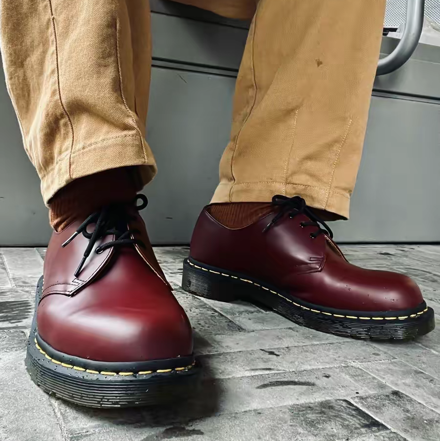 Giày Dr Martens 1461 59 'Cherry Red' 10085600 - Ảnh 3