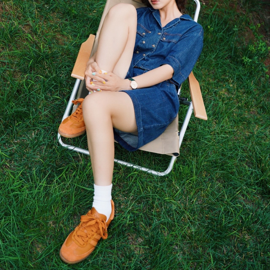 Giày Adidas x Jonah Hill Samba Craft Ochre 'Orange' FX1471 - Ảnh 6