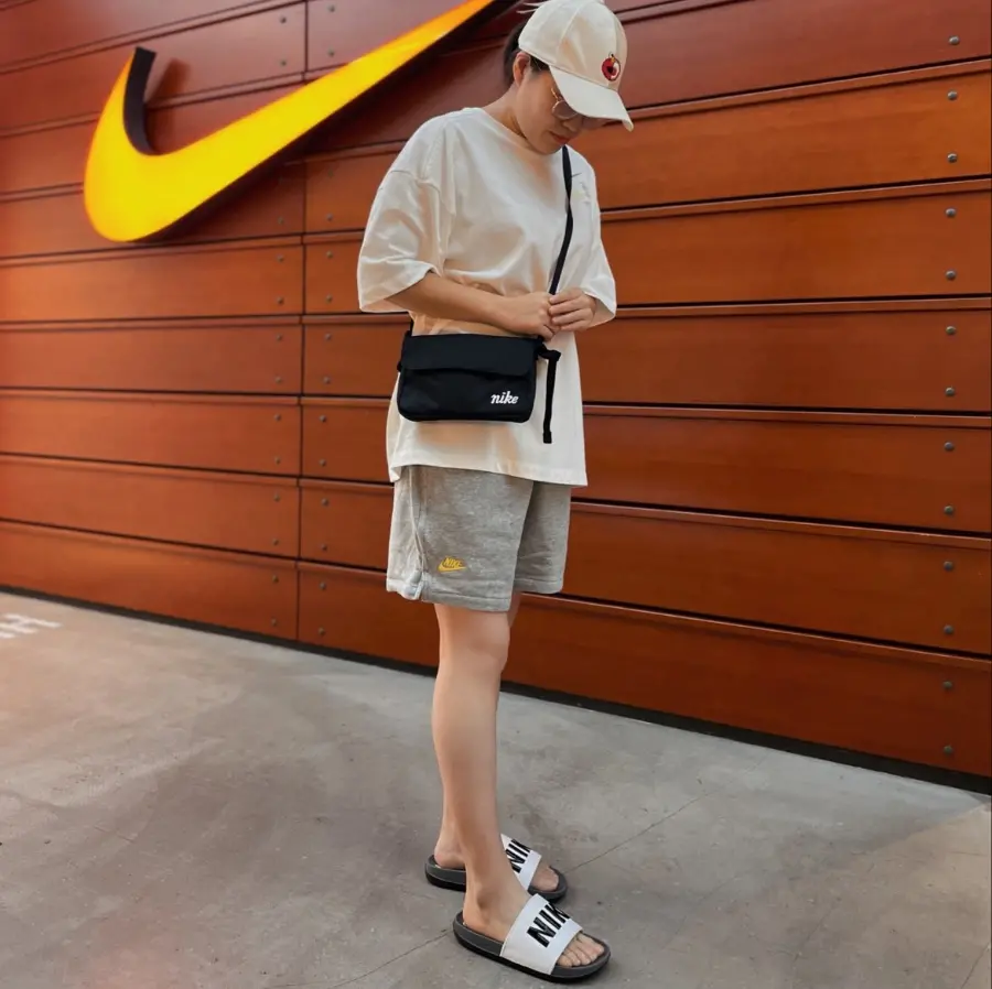 Dép Nike Offcourt Slide 'Dark Grey White' BQ4639-001 - Ảnh 5