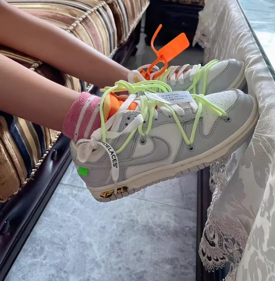 Giày Nike Off-White x Dunk Low 'Lot 43 of 50' DM1602-128 - Ảnh 5