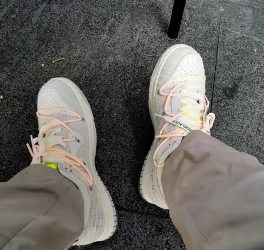 Giày Nike Off-White x Dunk Low 'Lot 12 of 50' DJ0950-100 - Ảnh 4