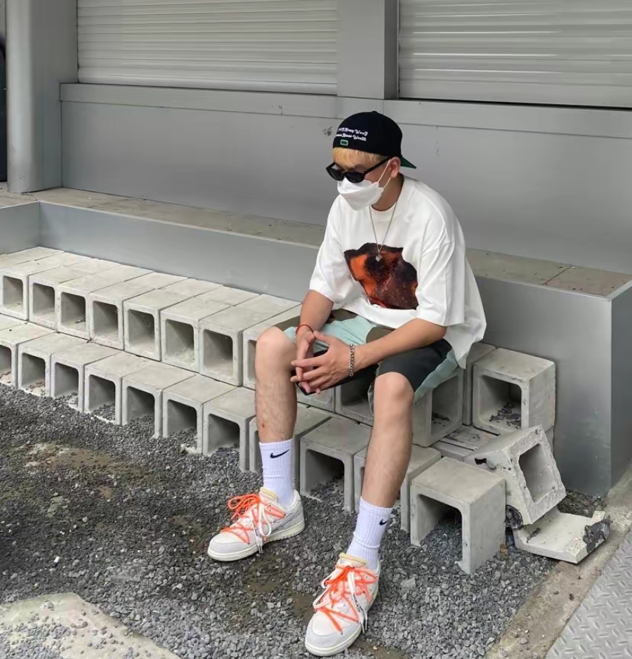 Giày Nike Off-White x Dunk Low 'Lot 11 of 50' DJ0950-108 - Ảnh 8