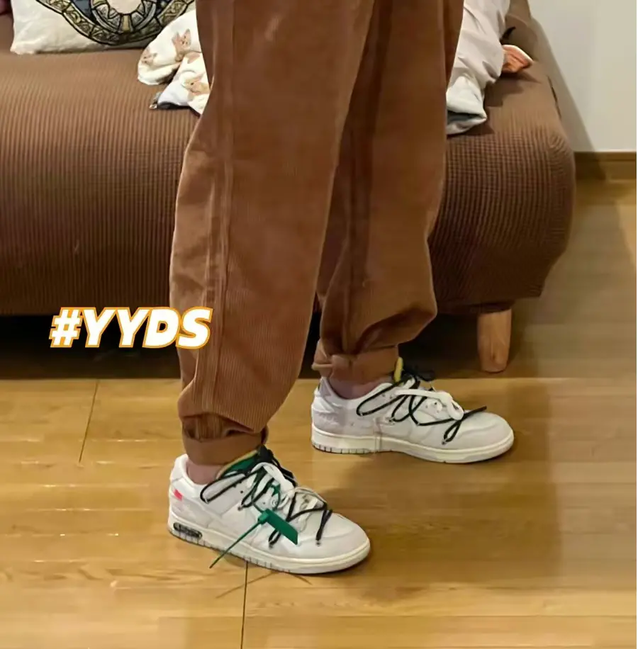 Giày Nike Off-White x Dunk Low 'Lot 20 of 50' DJ0950-115 - Ảnh 7