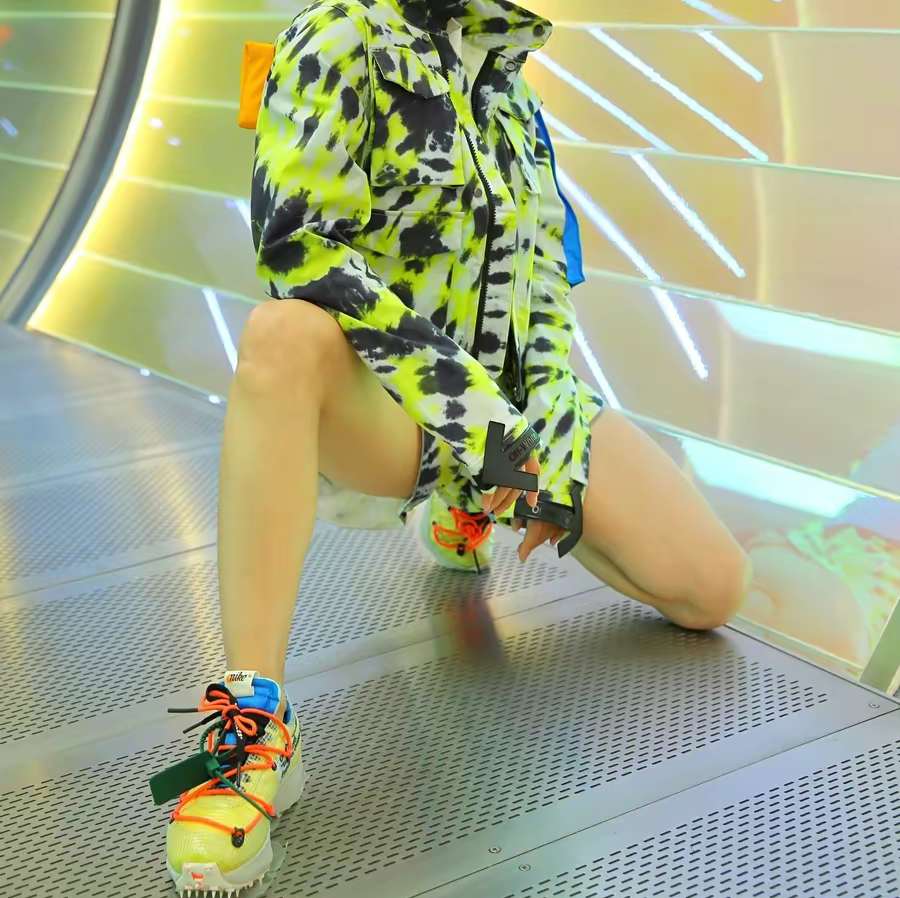 Giày Nike Off-White x Wmns Vapor Street 'Tour Yellow' CD8178-700 - Ảnh 5