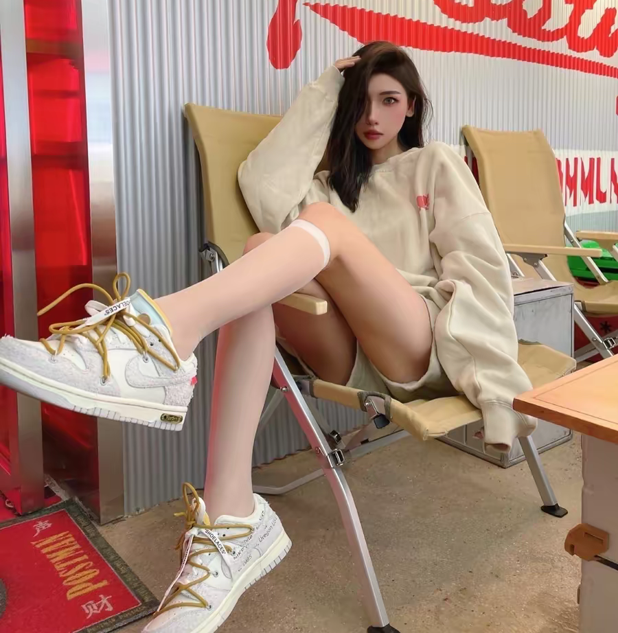 Giày Nike Off-White x Dunk Low 'Lot 37 of 50' DJ0950-105 - Ảnh 8