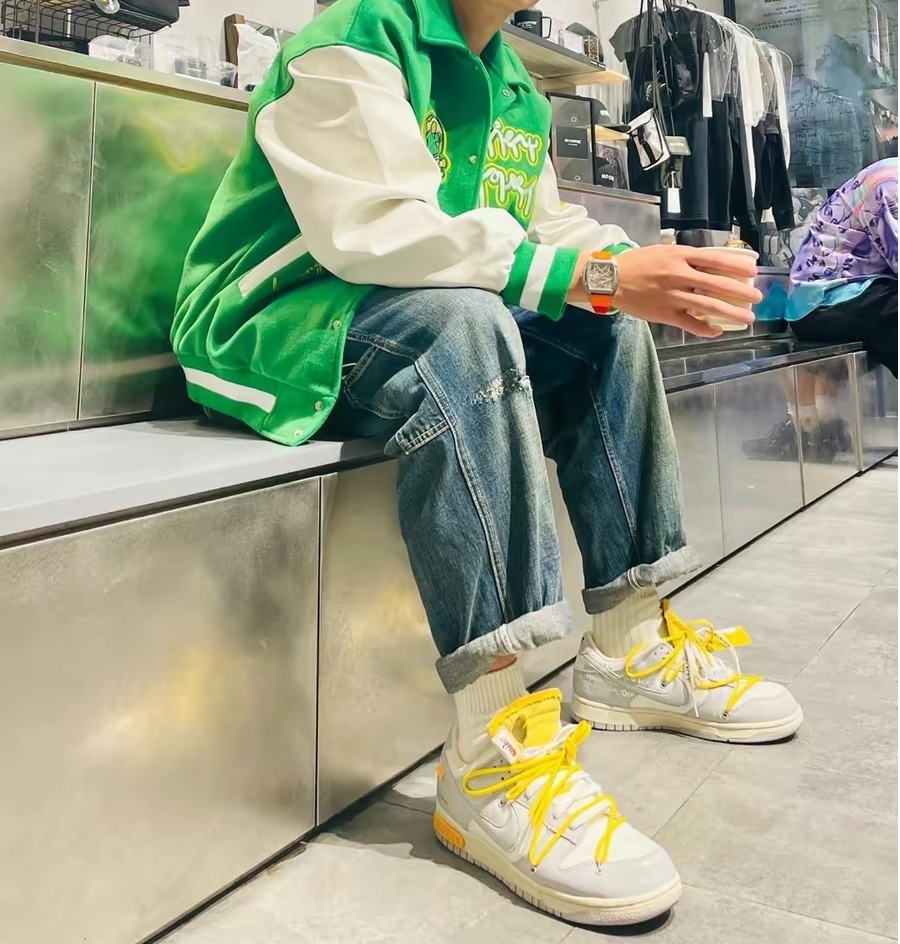 Giày Nike Off-White x Dunk Low 'Lot 29 of 50' DM1602-103 - Ảnh 5