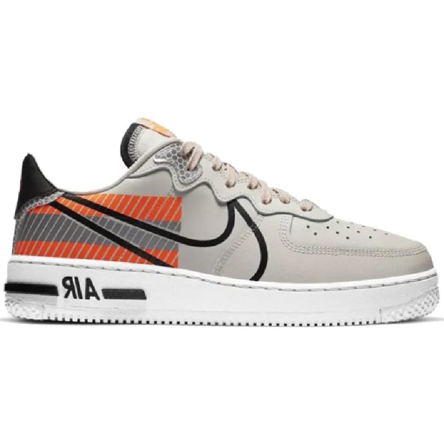 Giày Nike 3M x Air Force 1 Low Grey Vibrant Orange CT3316-002