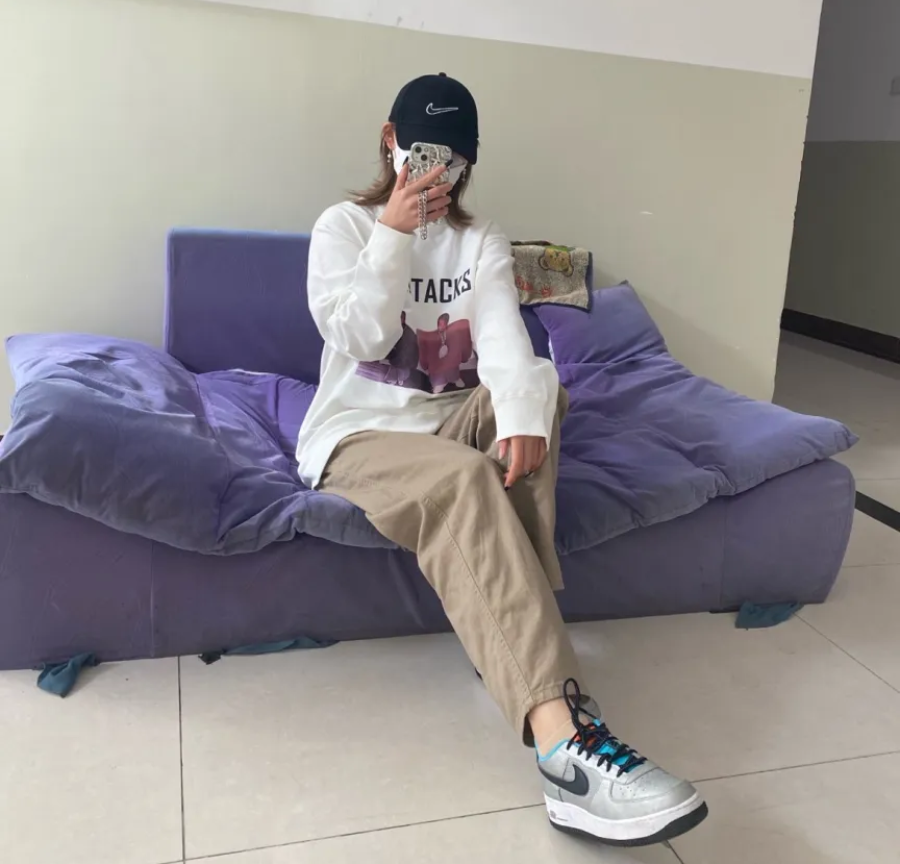 Giày Nike Air Force 1 GS 'Sky Nike' CW6011-001 - Ảnh 3