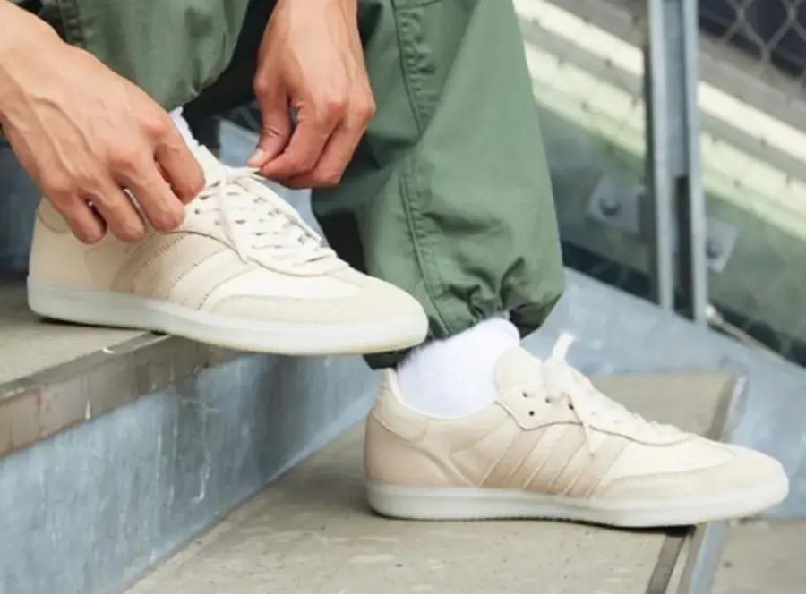 Giày Adidas Samba 'Linen Savanna' FZ5603 - Ảnh 3