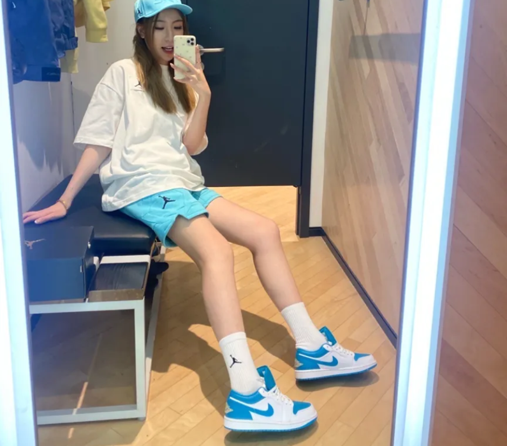 Giày Nike Air Jordan 1 Low 'Aquatone' 553558-174 - Ảnh 5