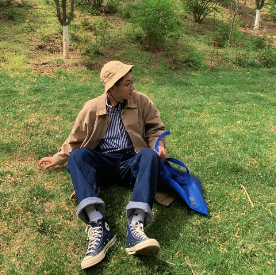 Giày Converse Chuck 70 High Recycled Canvas Midnight Navy 172676C - Ảnh 5