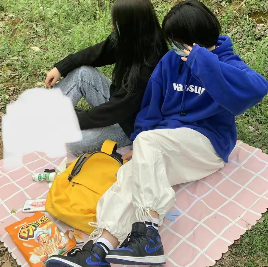 Giày Nike Jordan 1 Mid Royal (2020) GS 554725-068 - Ảnh 7