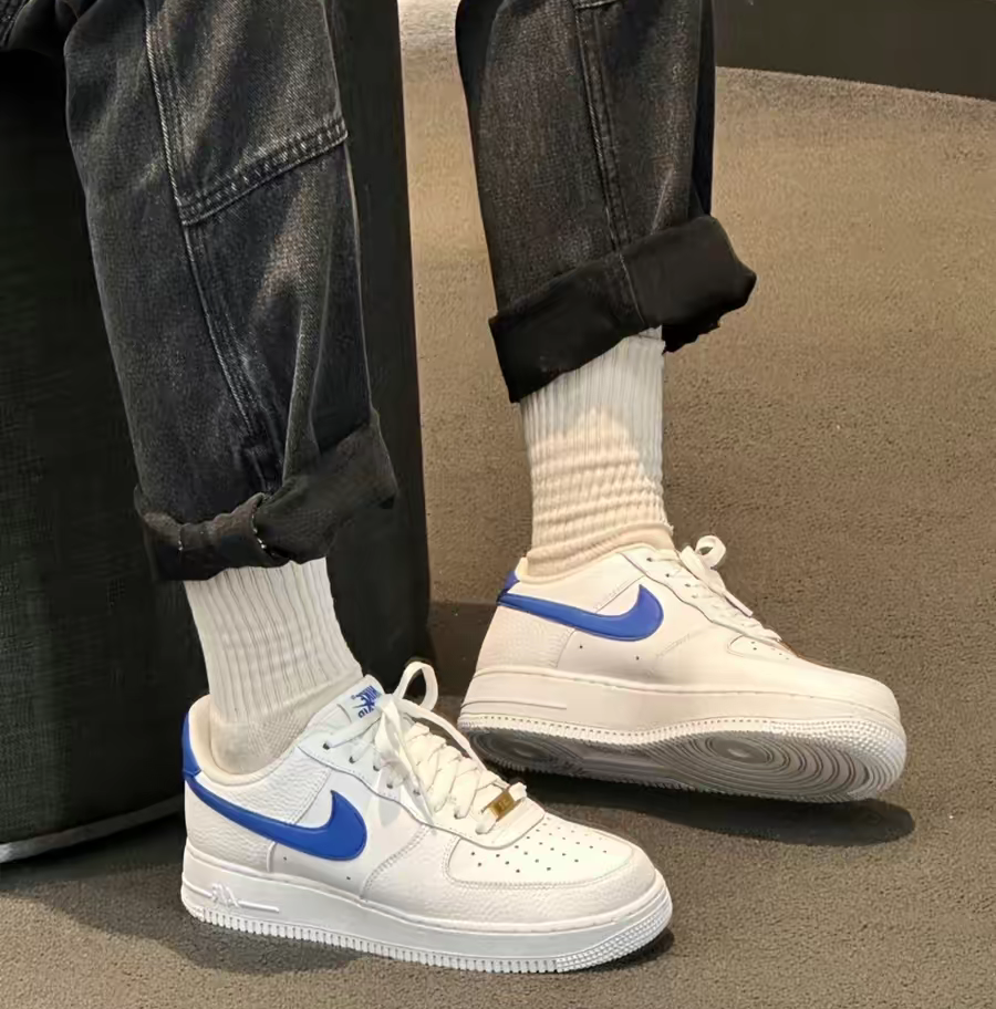 Giày Nike Air Force 1 Low 'White Royal Blue' DM2845-100 - Ảnh 10