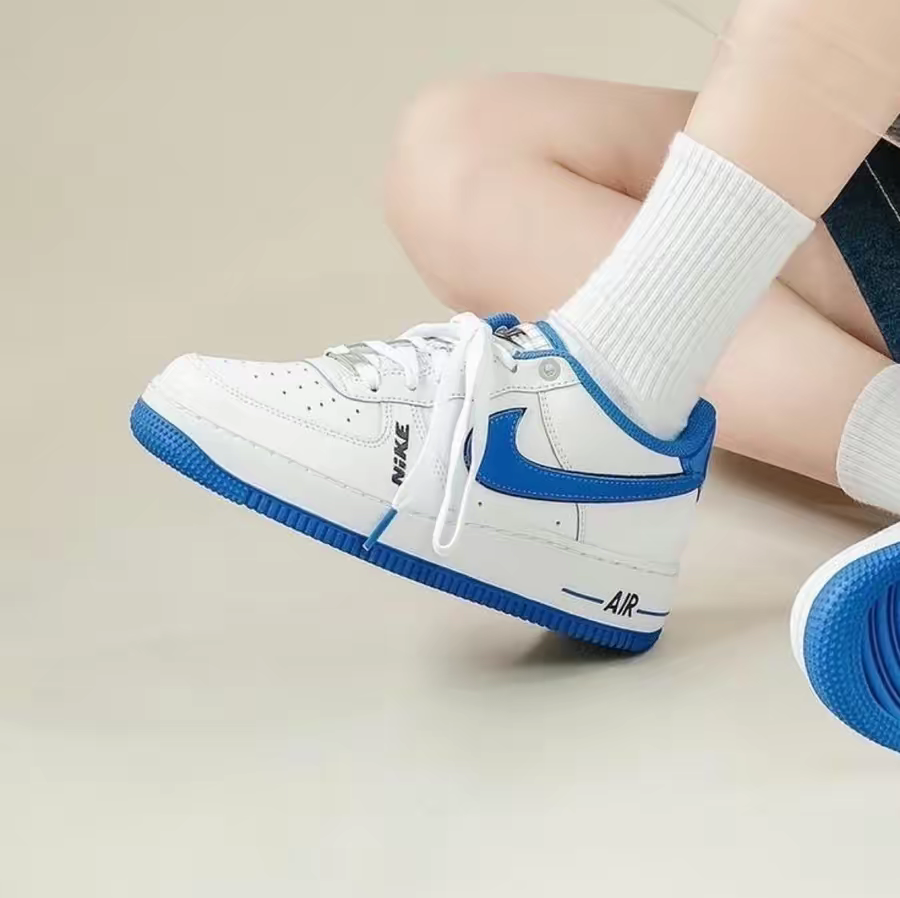 Giày Nike Air Force 1 Low 'White Royal Blue' DM2845-100 - Ảnh 9