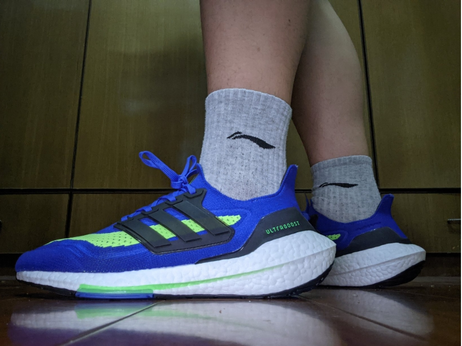 Giày Adidas Ultra Boost 21 'Sonic Ink Screaming Green' S23873 - Ảnh 2