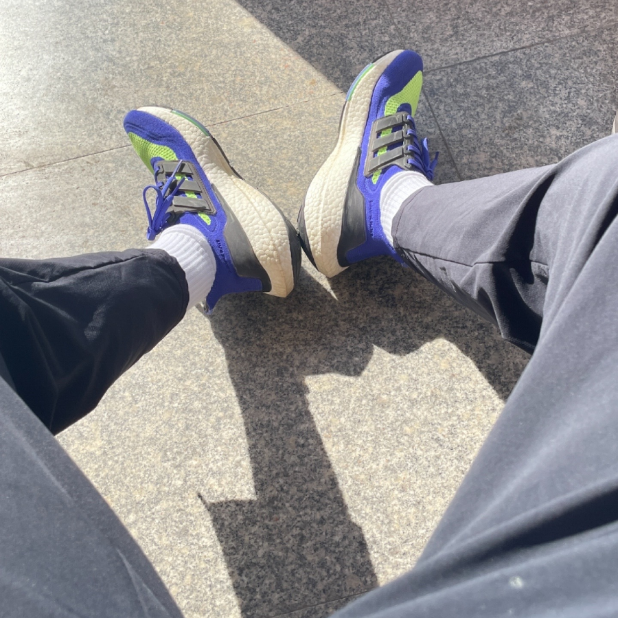 Giày Adidas Ultra Boost 21 'Sonic Ink Screaming Green' S23873 - Ảnh 4