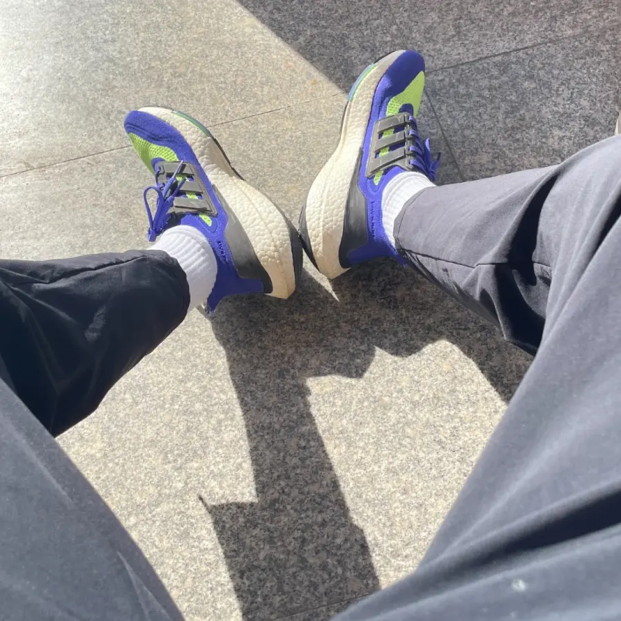 Giày Adidas Ultra Boost 21 'Sonic Ink Screaming Green' S23873 - Ảnh 4