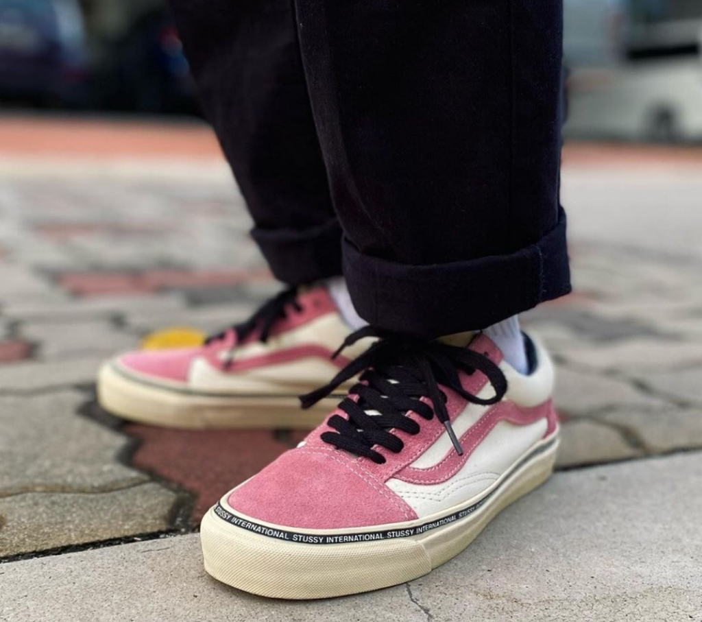 Giày Vans Stussy x Old Skool LX 'Rose' VN0A36C8OYF - Ảnh 3