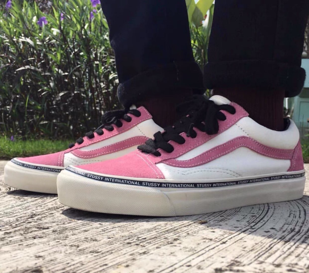 Giày Vans Stussy x Old Skool LX 'Rose' VN0A36C8OYF - Ảnh 4