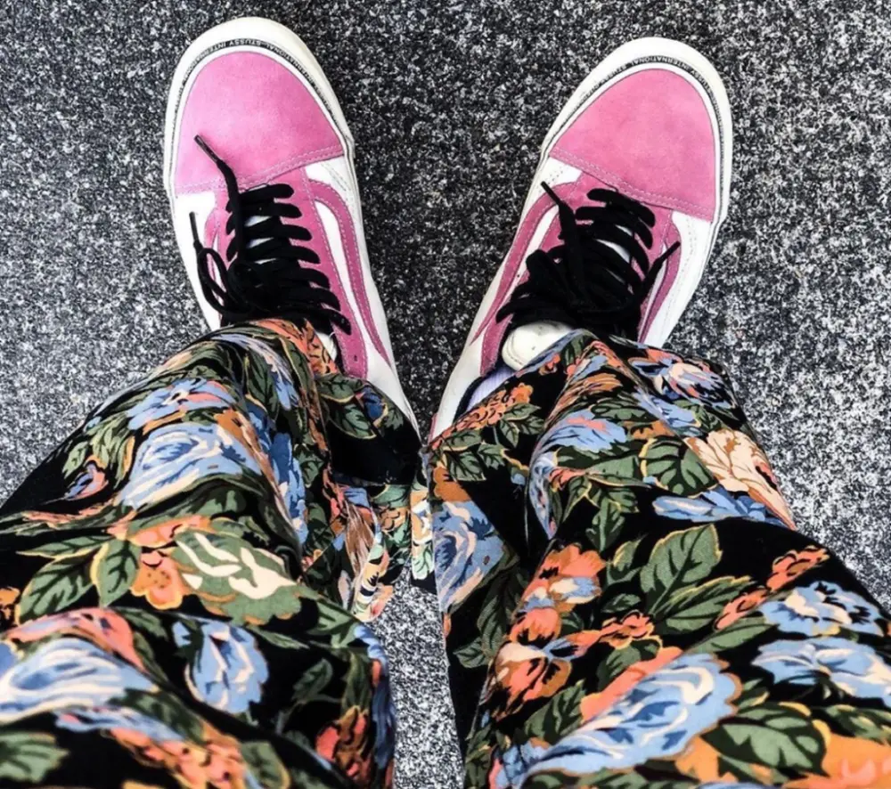 Alternative view of Giày Vans Stussy x Old Skool LX 'Rose' VN0A36C8OYF