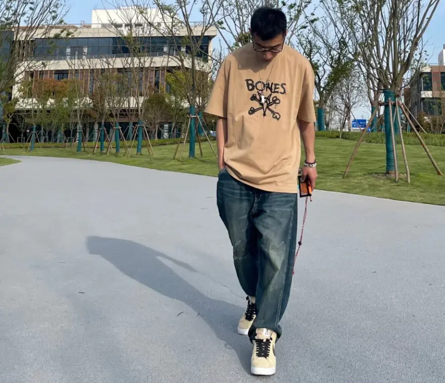 Giày Nike Stussy x Blazer Mid SB 'Midwest Gold' AH6158-700 - Ảnh 7