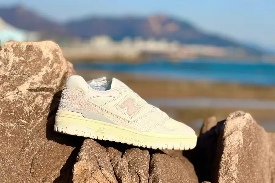 Giày New Balance 550 'Aime Leon Dore White Leather' BB550AM1 - Ảnh 3