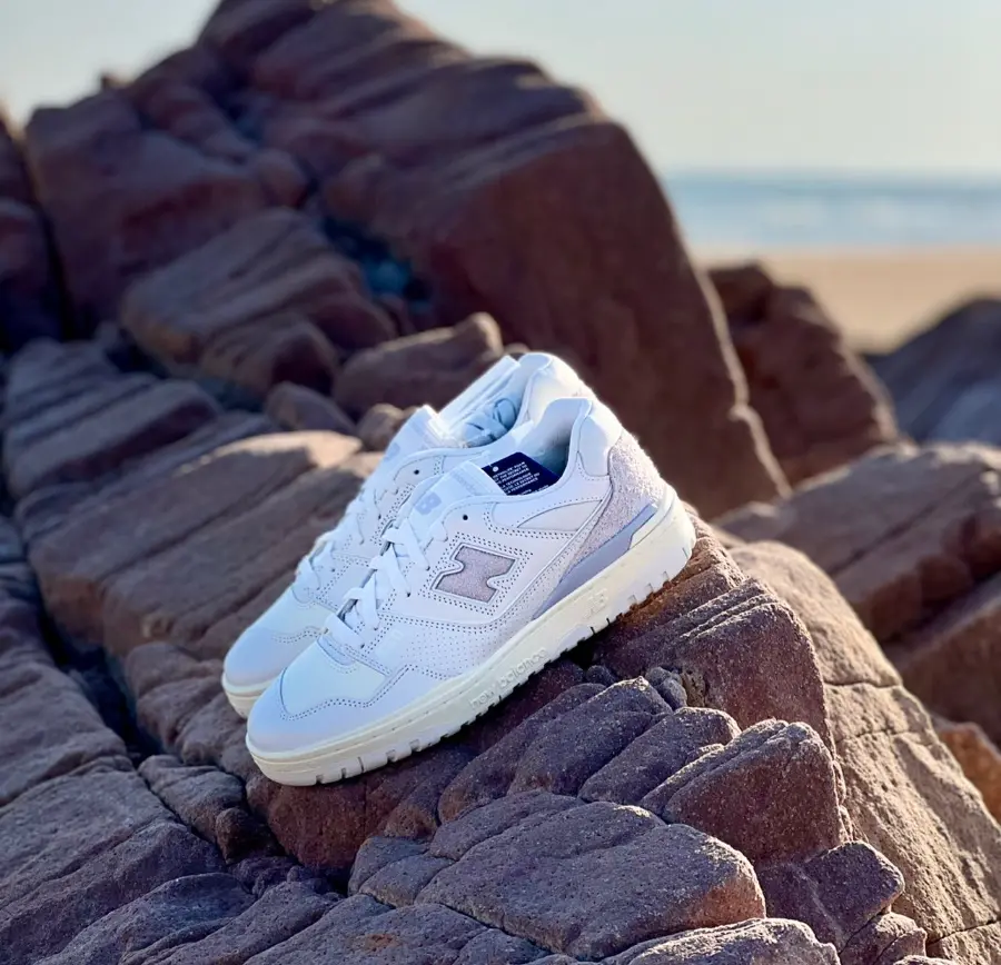 Alternative view of Giày New Balance 550 'Aime Leon Dore White Leather' BB550AM1