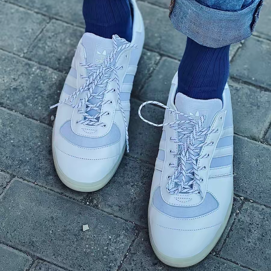 Giày Adidas Wilsy SPZL x New Order 'White Grey' FX1056 - Ảnh 3