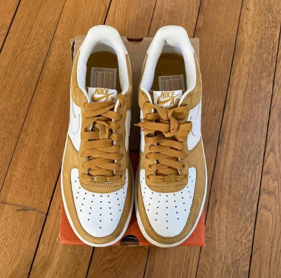 Alternative view of Giày Nike Air Force 1 Low 'Barcode Wheat' 306353-911