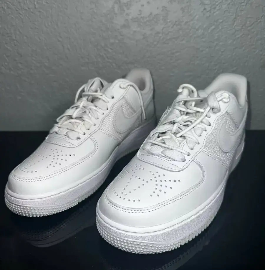 Giày Nike Slam Jam x Air Force 1 Low 'Triple White' DX5590-100 - Ảnh 7