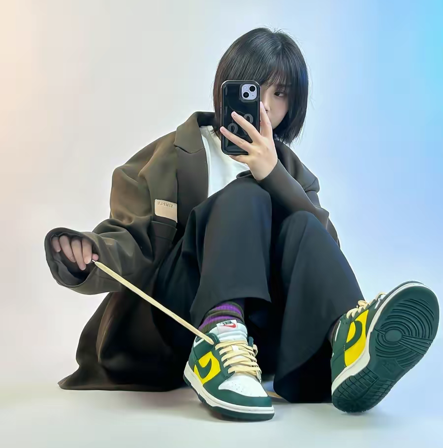 Giày Nike Dunk Low 'Noble Green' FD0350-133 - Ảnh 12