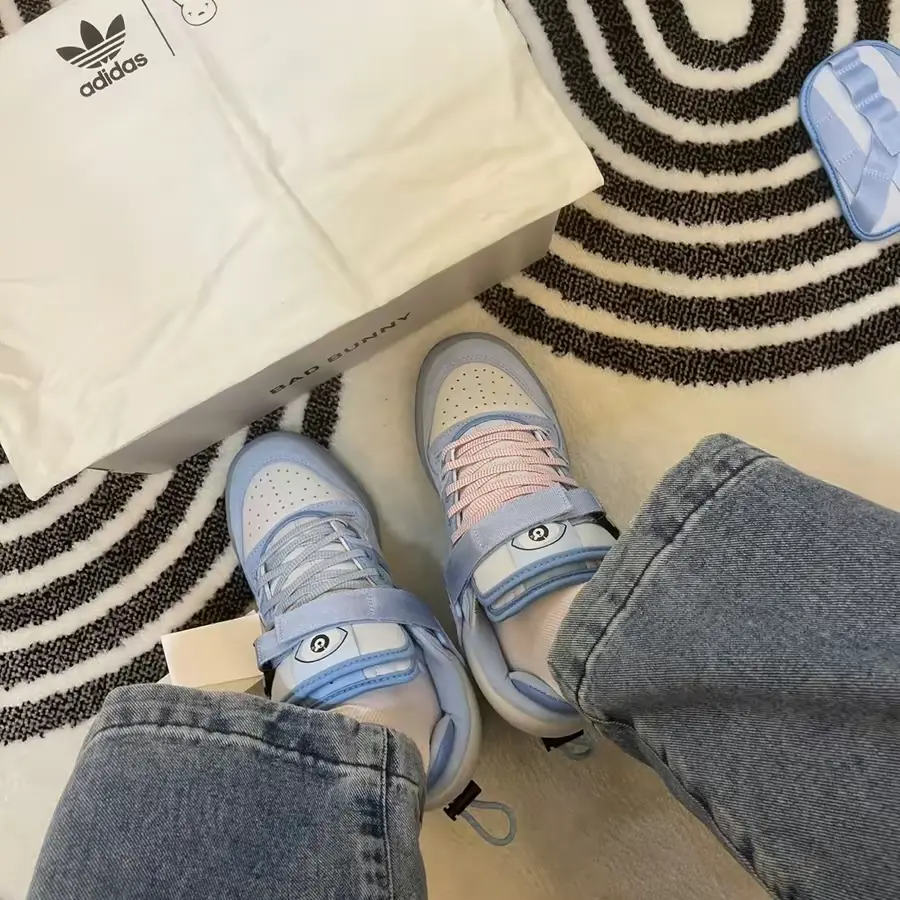 Giày Adidas Forum Buckle Low 'Blue' GY4900 - Ảnh 5