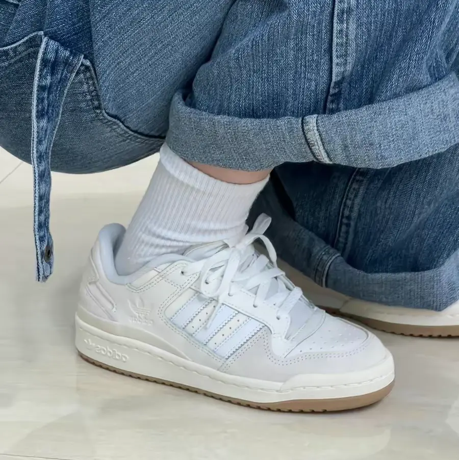 Alternative view of Giày Adidas Forum Low 'White' ID6858