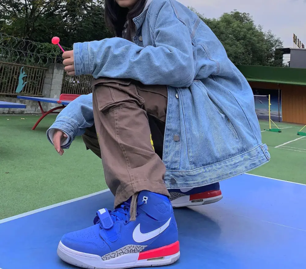 Giày Nike Air Jordan Don C x Jordan Legacy 312 Knicks AV3922-416 - Ảnh 4