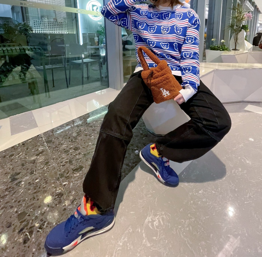 Giày Nike Air Jordan 5 Retro Low 'Knicks' 819171-417 - Ảnh 3