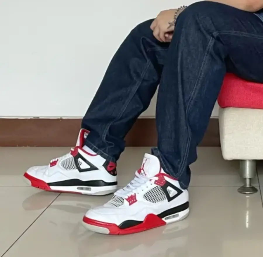 Giày Nike Air Jordan 4 Retro OG Fire Red 2020 DC7770-160 - Ảnh 12