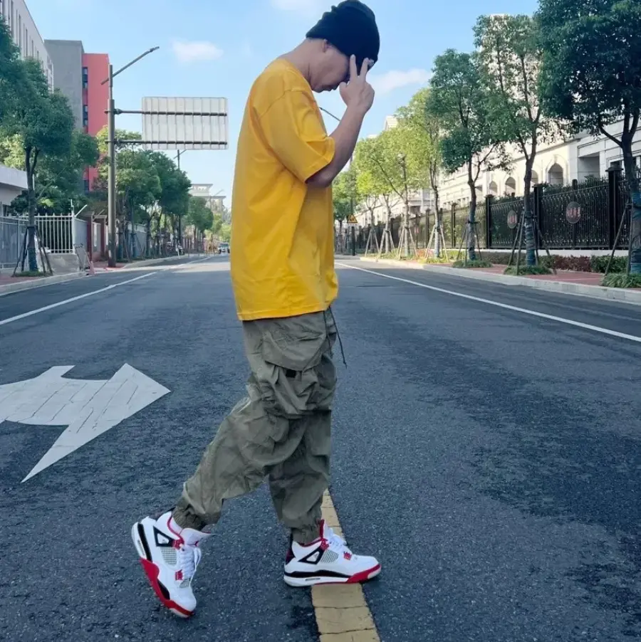 Giày Nike Air Jordan 4 Retro OG Fire Red 2020 DC7770-160 - Ảnh 9