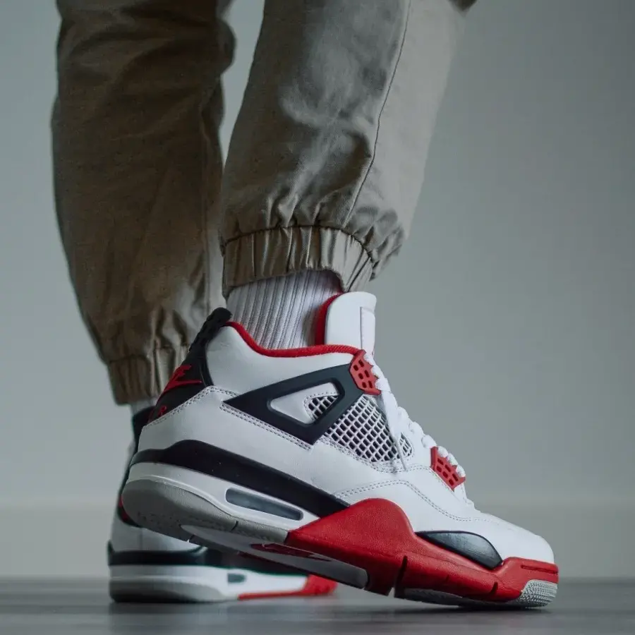 Giày Nike Air Jordan 4 Retro OG Fire Red 2020 DC7770-160 - Ảnh 5