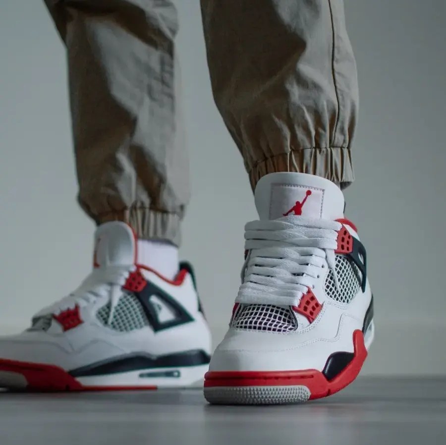 Giày Nike Air Jordan 4 Retro OG Fire Red 2020 DC7770-160 - Ảnh 6