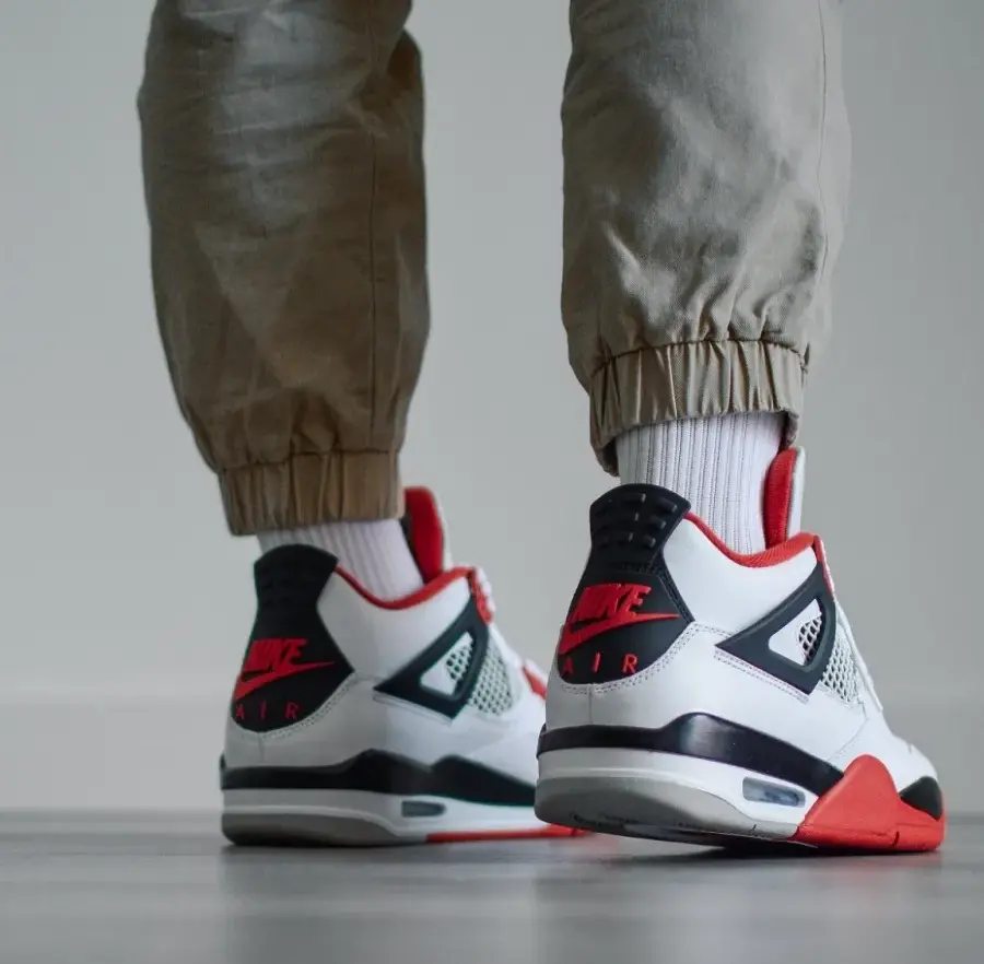 Giày Nike Air Jordan 4 Retro OG Fire Red 2020 DC7770-160 - Ảnh 8