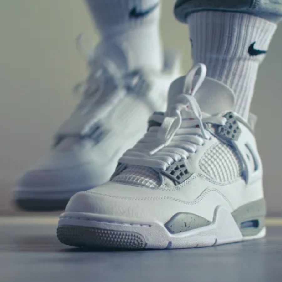 Giày Nike Air Jordan 4 Retro 'White Oreo' CT8527-100 - Ảnh 5