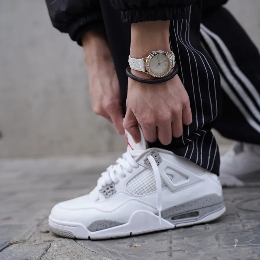 Giày Nike Air Jordan 4 Retro 'White Oreo' CT8527-100 - Ảnh 6
